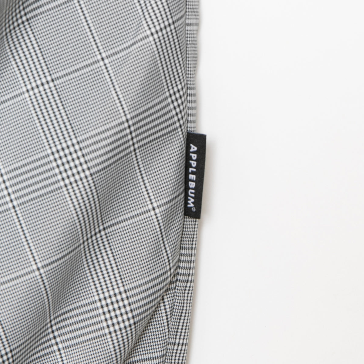 APPLEBUM Check Taffeta Track Pants アップルバム チェック タフタ トラックパンツ 2610805【メンズ トラックパンツ メンズボトムス カジュアルパンツ 26SS】
