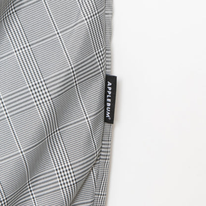 APPLEBUM Check Taffeta Track Pants アップルバム チェック タフタ トラックパンツ 2610805【メンズ トラックパンツ メンズボトムス カジュアルパンツ 26SS】