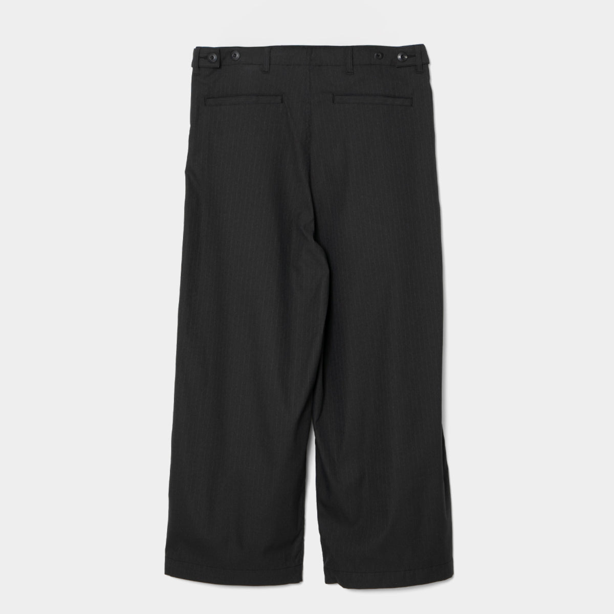 APPLEBUM Pin Stripe Wide Military Pants アップルバム ピンストライプ ワイド ミリタリー パンツ 2610810【メンズ ワイドパンツ ミリタリーパンツ ストレッチパンツ 吸水速乾 26SS】
