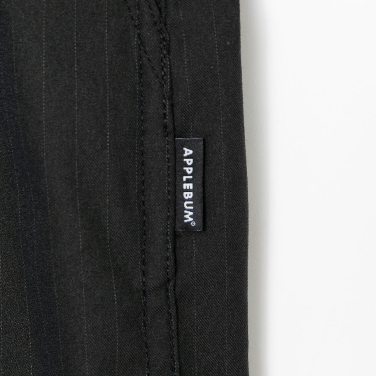 APPLEBUM Pin Stripe Wide Military Pants アップルバム ピンストライプ ワイド ミリタリー パンツ 2610810【メンズ ワイドパンツ ミリタリーパンツ ストレッチパンツ 吸水速乾 26SS】