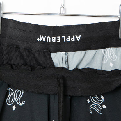 APPLEBUM “Paisley” Hoopers Shorts アップルバム ペイズリー フーパーズショーツ 2610813【メンズ ショートパンツ 和柄 夏コーデ オーバーサイズ 26SS】