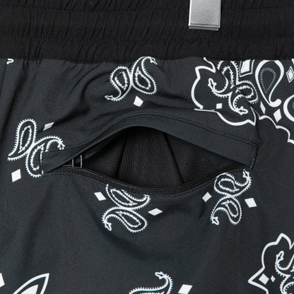 APPLEBUM “Paisley” Hoopers Shorts アップルバム ペイズリー フーパーズショーツ 2610813【メンズ ショートパンツ 和柄 夏コーデ オーバーサイズ 26SS】