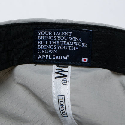 APPLEBUM “Sports Logo” Activate Cap アップルバム スポーツロゴ アクティベート キャップ 2610904【メンズ ナイロンキャップ 軽量素材 6パネルキャップ スポーティースタイル 26SS】