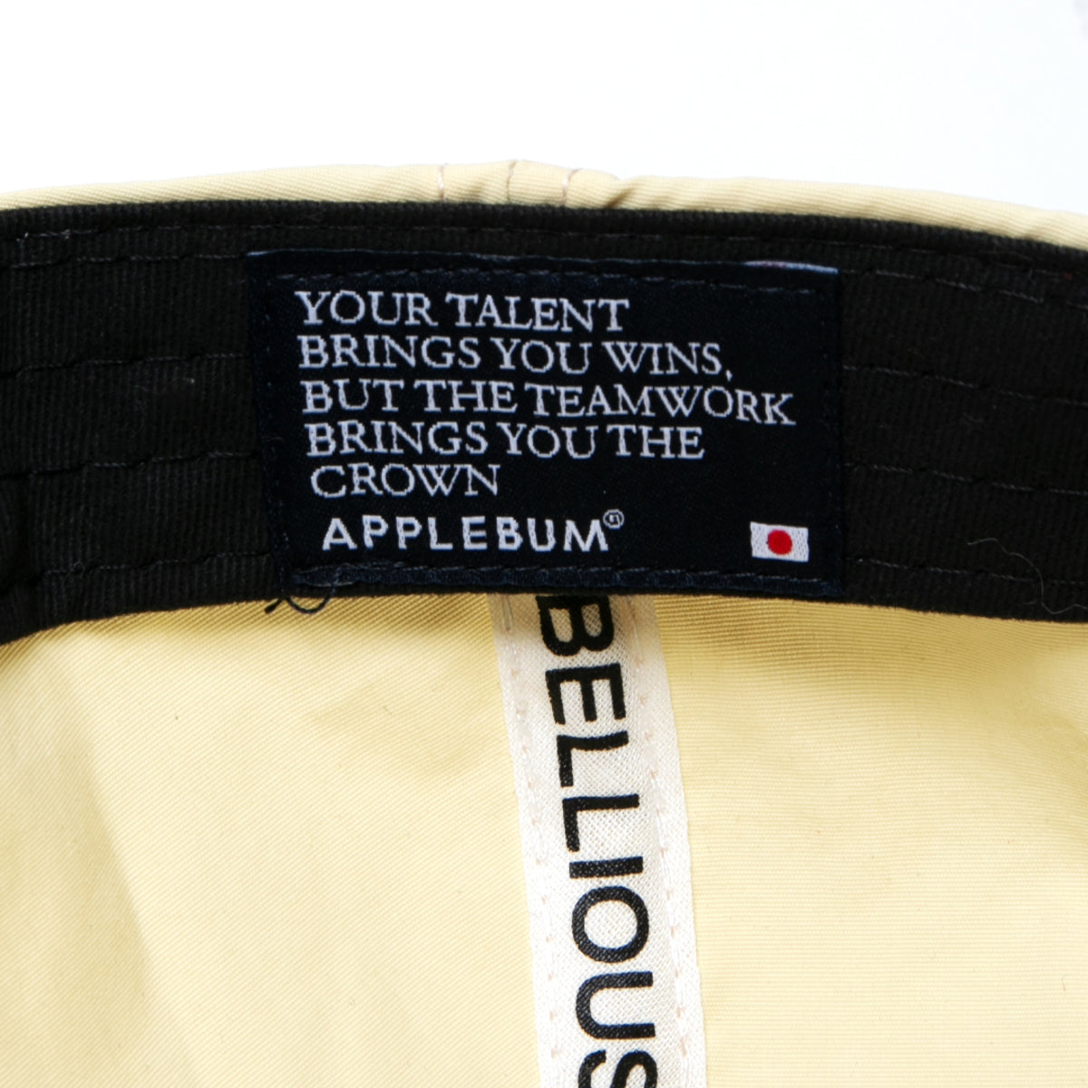 APPLEBUM “Computer-Logo” Cap アップルバム “コンピューター ロゴ” キャップ 2610905【メンズ ナイロンキャップ ロゴ刺繍 26SS】