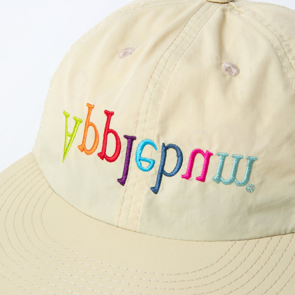 APPLEBUM “Computer-Logo” Cap アップルバム “コンピューター ロゴ” キャップ 2610905【メンズ ナイロンキャップ ロゴ刺繍 26SS】