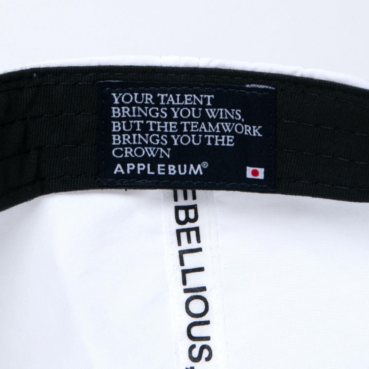 APPLEBUM “Computer-Logo” Cap アップルバム “コンピューター ロゴ” キャップ 2610905【メンズ ナイロンキャップ ロゴ刺繍 26SS】