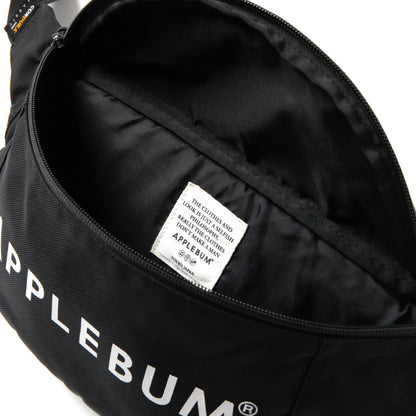 APPLEBUM Cordura Waist Bag アップルバム コーデュラ ウエスト バッグ 2611005【メンズ ウエストバッグ 長さ調節 ロゴ刺繍 26SS】