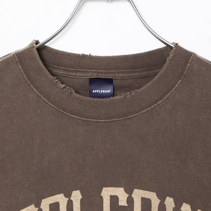 APPLEBUM Damaged Short T-Shirt アップルバム ダメージド ショート Tシャツ 2611120【メンズ ヴィンテージTシャツ メンズ 半袖Tシャツ ダメージ加工Tシャツ 26SS】