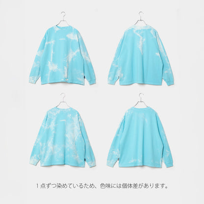 APPLEBUM “One-Off Cloud Dye” L/S T-Shirt アップルバム “ワンオフ クラウド ダイ” ロングスリーブ Tシャツ 2611130【メンズ ムラ染め ストリート 厚手ボディ 26SS】