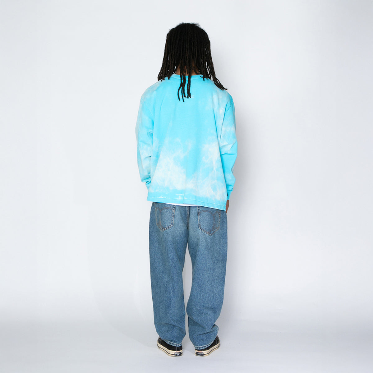APPLEBUM “One-Off Cloud Dye” L/S T-Shirt アップルバム “ワンオフ クラウド ダイ” ロングスリーブ Tシャツ 2611130【メンズ ムラ染め ストリート 厚手ボディ 26SS】