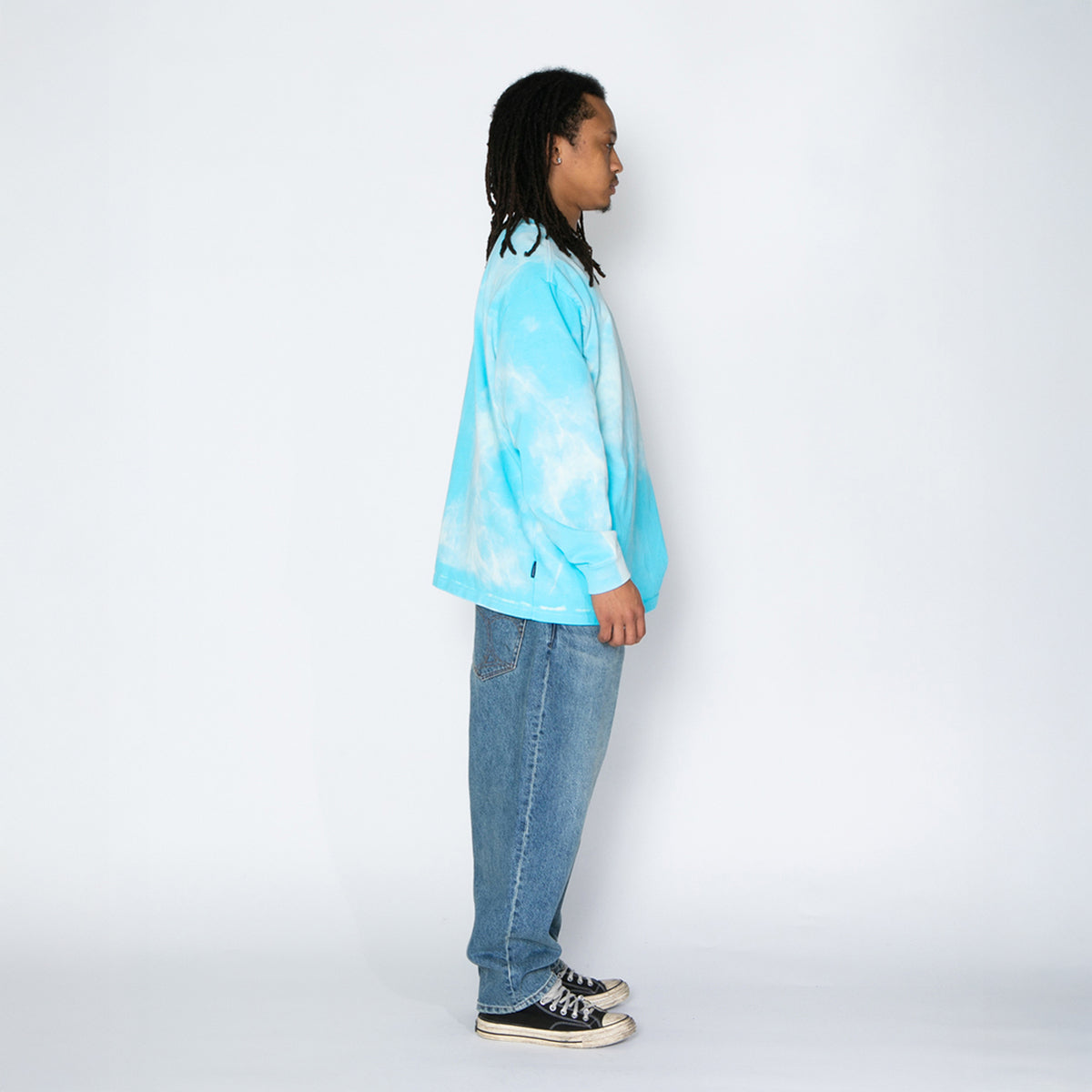 APPLEBUM “One-Off Cloud Dye” L/S T-Shirt アップルバム “ワンオフ クラウド ダイ” ロングスリーブ Tシャツ 2611130【メンズ ムラ染め ストリート 厚手ボディ 26SS】