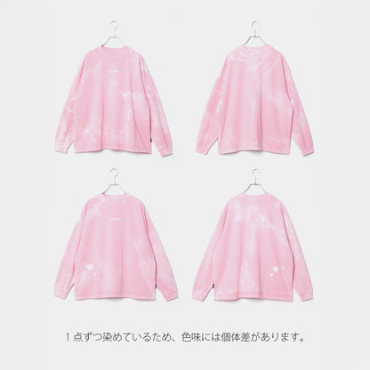 APPLEBUM “One-Off Cloud Dye” L/S T-Shirt アップルバム “ワンオフ クラウド ダイ” ロングスリーブ Tシャツ 2611130【メンズ ムラ染め ストリート 厚手ボディ 26SS】