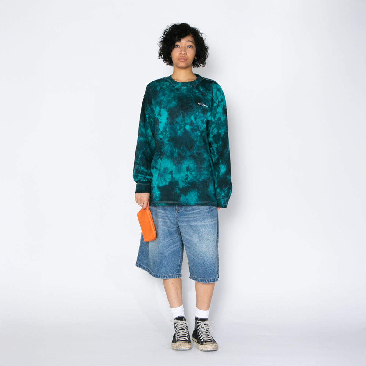 APPLEBUM “Tiedye Freak” L/S T-Shirt アップルバム “タイダイフリーク” 長袖Tシャツ 2611131【メンズ ロングスリーブTシャツ タイダイ染め 手染めTシャツ 綿100％ 26SS】