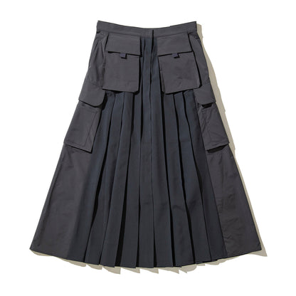 NON TOKYO 2WAY MULTIPOCKET PLEATS SKIRT ノントーキョー 2WAY マルチポケット プリーツ スカート NON-26S-0203【レディース 2WAY ウエスト調整 収納力 26SS】