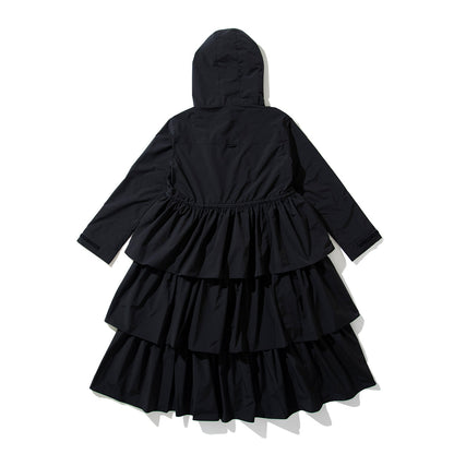 NON TOKYO MULTI POCKET TECH ONE-PIECE ノントーキョー マルチポケットテックワンピース NON-26S-0208【レディース ドローコード ポケット フリル 26SS】