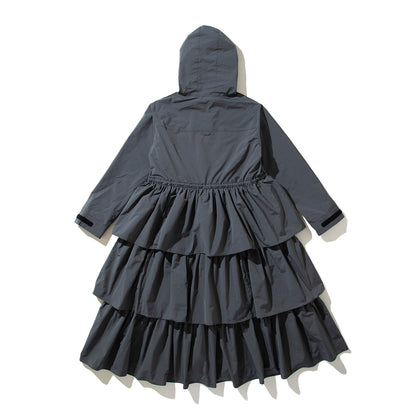 NON TOKYO MULTI POCKET TECH ONE-PIECE ノントーキョー マルチポケットテックワンピース NON-26S-0208【レディース ドローコード ポケット フリル 26SS】