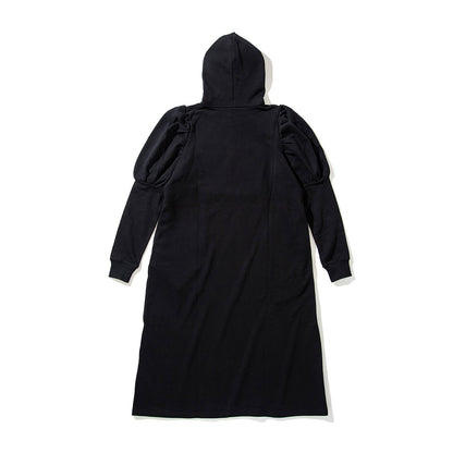 NON TOKYO MESH POCKET PUFFSLEEVE ONE-PIECE ノントーキョー メッシュ ポケット パフスリーブ ワンピース NON-26S-0213【レディース メッシュポケット 通気性 パーカーワンピース 26SS】