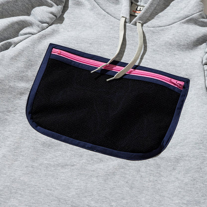 NON TOKYO MESH POCKET PUFFSLEEVE ONE-PIECE ノントーキョー メッシュ ポケット パフスリーブ ワンピース NON-26S-0213【レディース メッシュポケット 通気性 パーカーワンピース 26SS】