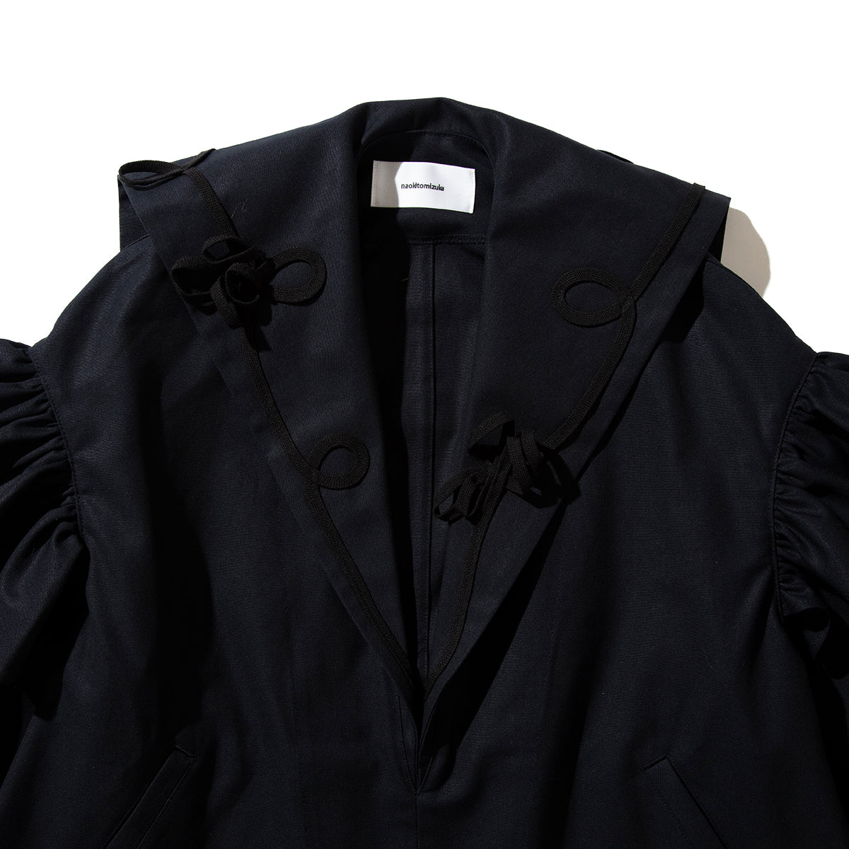 naokitomizuka embroidery Sailor collar jacket ナオキトミヅカ エンブロイダリー セーラーカラー ジャケット GRNTJ009【レディース コットン素材 シャツジャケット フリル 26SS】