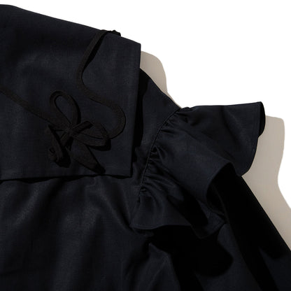 naokitomizuka embroidery Sailor collar jacket ナオキトミヅカ エンブロイダリー セーラーカラー ジャケット GRNTJ009【レディース コットン素材 シャツジャケット フリル 26SS】