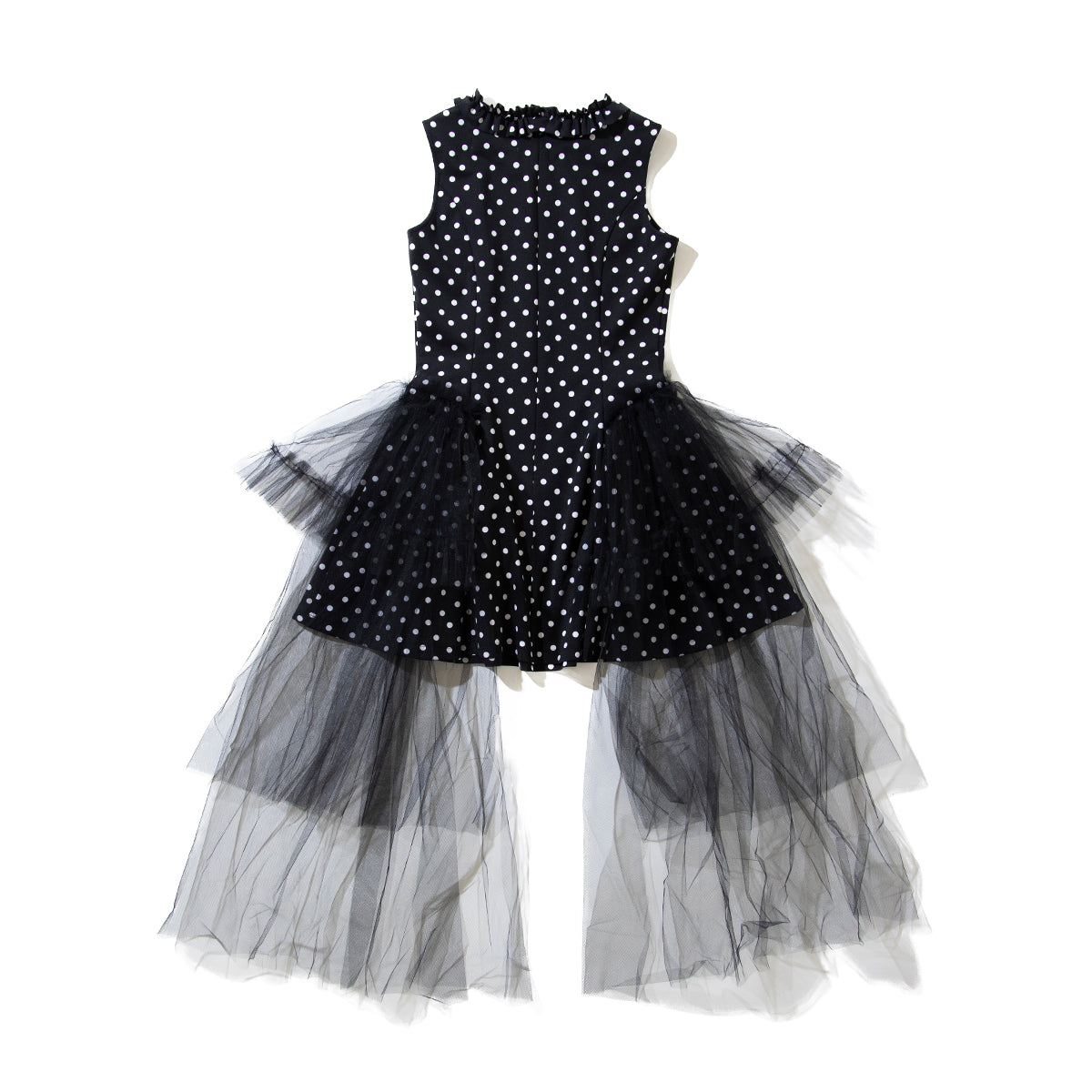 naokitomizuka Sleeveless tulle dress ナオキトミヅカ スリーブレス チュール ドレス GRNTO015【レディース ワンピース チュール フリル 26SS】