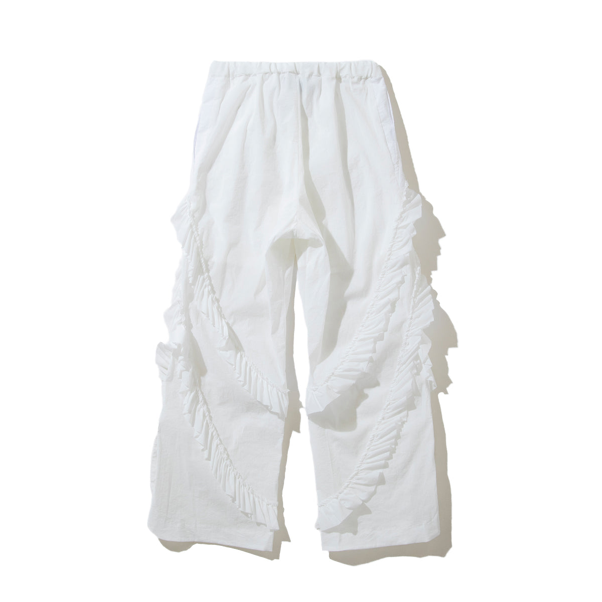 naokitomizuka WILD THINGS frilled pants ナオキトミヅカ ワイルドシングス フリルド パンツ GRNTP010【レディース コラボ フリル ポケット 26SS】
