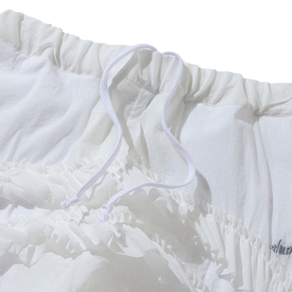 naokitomizuka WILD THINGS frilled pants ナオキトミヅカ ワイルドシングス フリルド パンツ GRNTP010【レディース コラボ フリル ポケット 26SS】