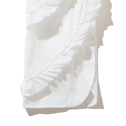 naokitomizuka WILD THINGS frilled pants ナオキトミヅカ ワイルドシングス フリルド パンツ GRNTP010【レディース コラボ フリル ポケット 26SS】