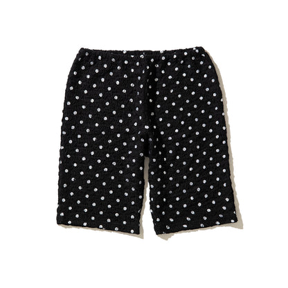 naokitomizuka Polka dot print cycling shorts ナオキトミヅカ ポルカドット プリント サイクリング ショーツ GRNTP012【レディース ドット柄 バイカーパンツ風 26SS】