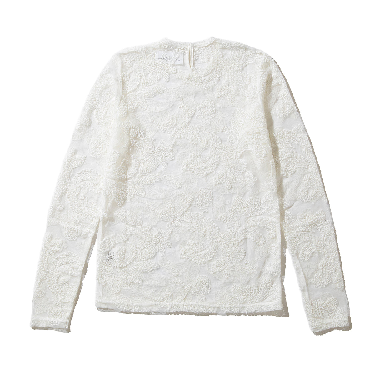 naokitomizuka Race embroidery tops ナオキトミヅカ レース エンブロイダリー トップス GRNTT024【レディース ポリエステル素材 レース柄 26SS】