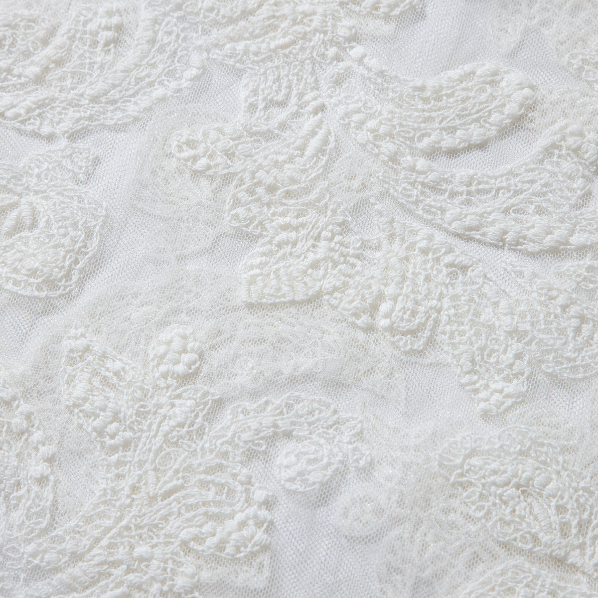 naokitomizuka Race embroidery tops ナオキトミヅカ レース エンブロイダリー トップス GRNTT024【レディース ポリエステル素材 レース柄 26SS】