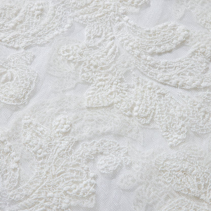 naokitomizuka Race embroidery tops ナオキトミヅカ レース エンブロイダリー トップス GRNTT024【レディース ポリエステル素材 レース柄 26SS】