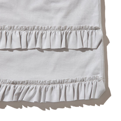 naokitomizuka WILD THINGS frilled tank top ナオキトミヅカ ワイルドシングス フリルド タンクトップ GRNTT026【レディース コラボ フリル 発泡プリント 26SS】
