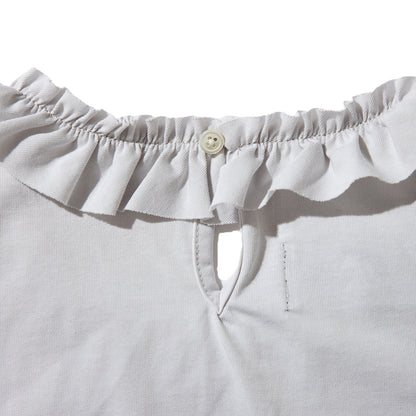 naokitomizuka WILD THINGS frilled tank top ナオキトミヅカ ワイルドシングス フリルド タンクトップ GRNTT026【レディース コラボ フリル 発泡プリント 26SS】