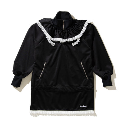 naokitomizuka WILD THINGS Sailor collar hoodie ナオキトミヅカ ワイルドシングス セーラーカラー フーディー GRNTT027【レディース コラボ ポリエステル100% フリル ドローコード 26SS】