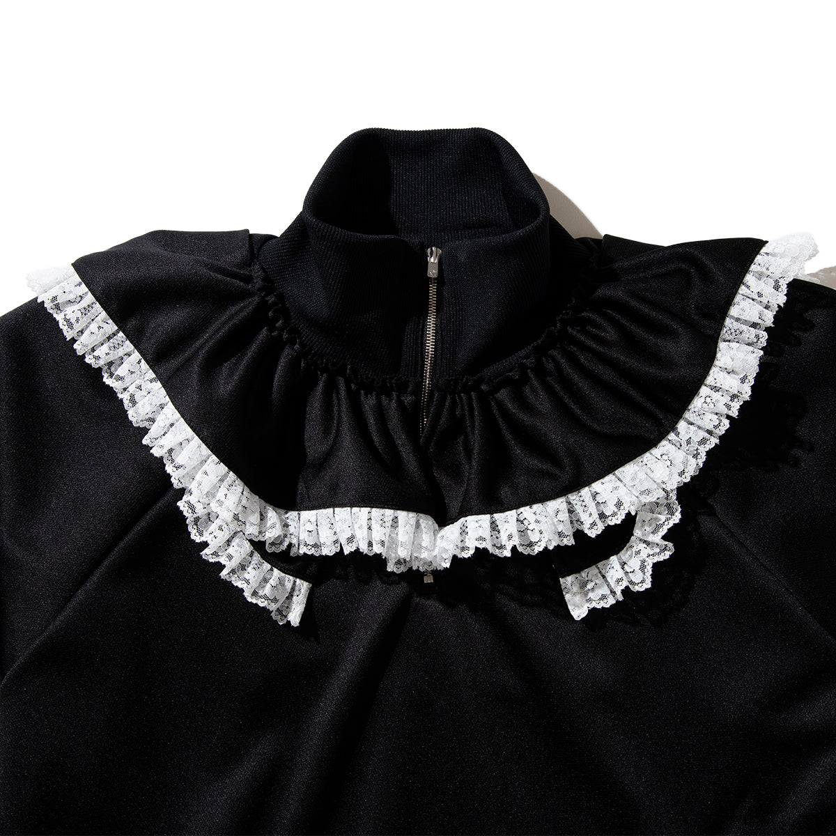 naokitomizuka WILD THINGS Sailor collar hoodie ナオキトミヅカ ワイルドシングス セーラーカラー フーディー GRNTT027【レディース コラボ ポリエステル100% フリル ドローコード 26SS】