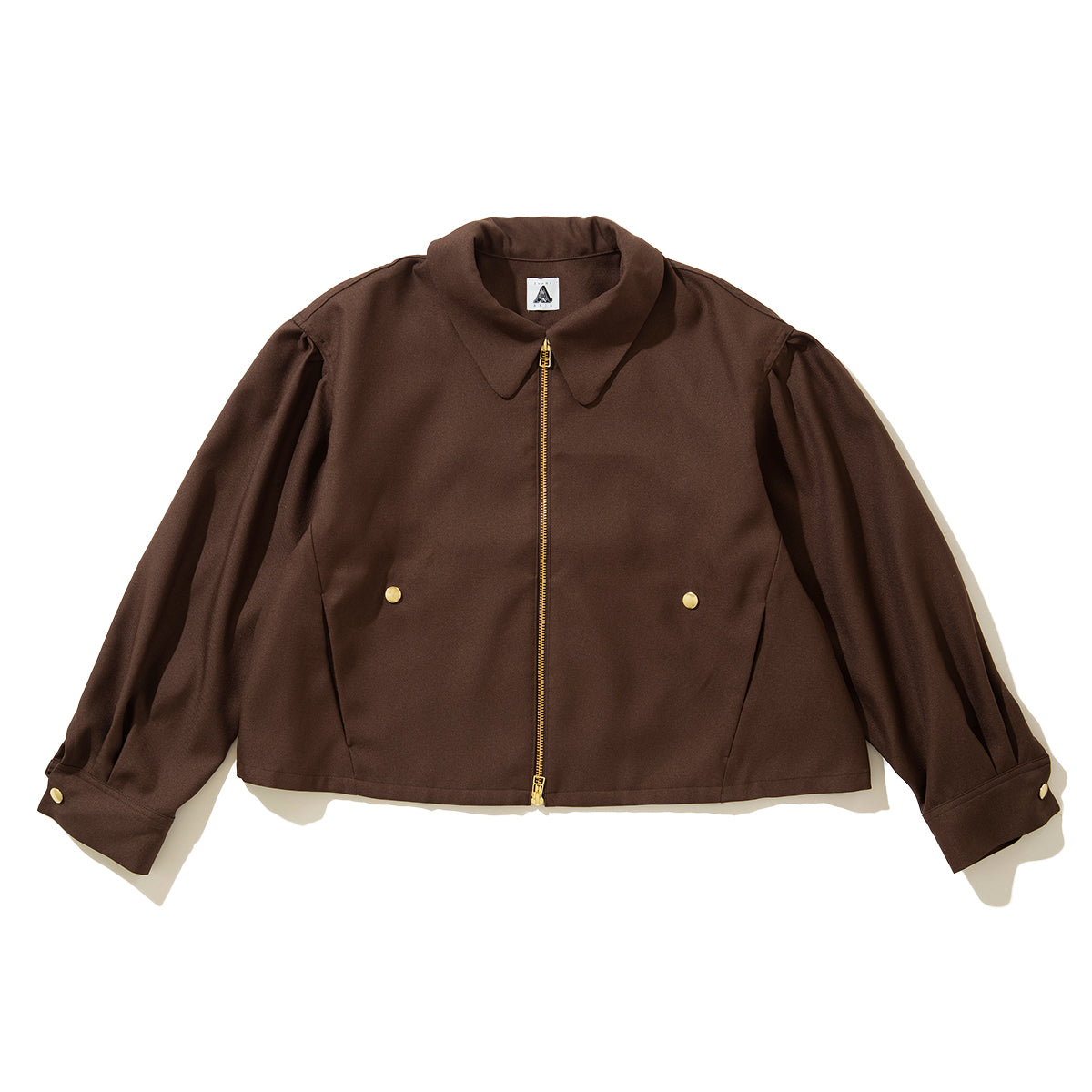 YuumiARIA ZIP EMROIDERY JACKET ユウミアリア ジップ エンブロイダリー ジャケット 261-AJ013【レディース スプリングジャケット トラックジャケット 軽アウター 26SS】