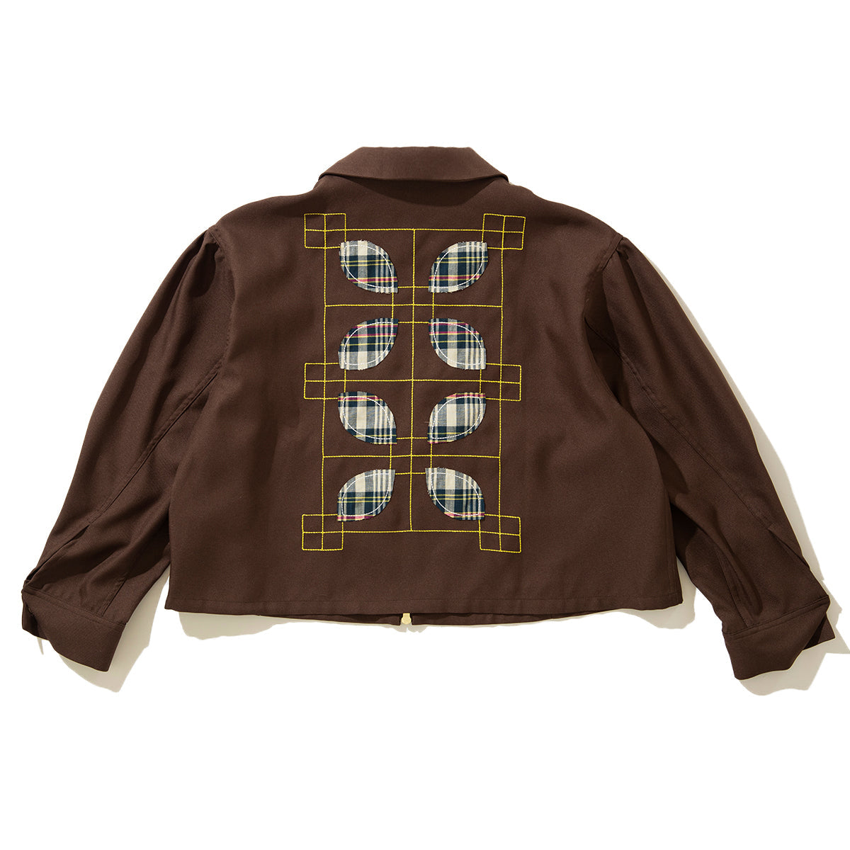 YuumiARIA ZIP EMROIDERY JACKET ユウミアリア ジップ エンブロイダリー ジャケット 261-AJ013【レディース スプリングジャケット トラックジャケット 軽アウター 26SS】