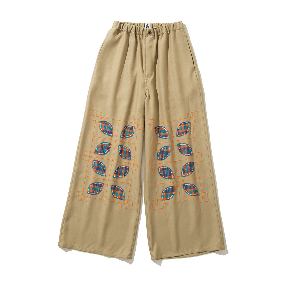 YuumiARIA EMBROIDERY BIG PANTS ユウミアリア エンブロイダリー ビッグ パンツ 261-AS014【レディース スプリングパンツ トラックパンツ カジュアルパンツ 26SS】