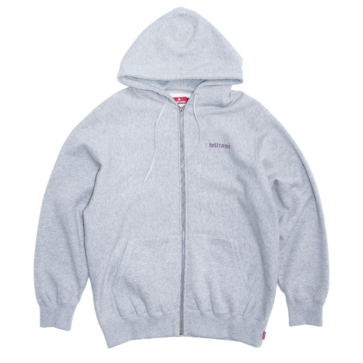 Hellrazor COIN EMBOSS FULL ZIP HOODIE ヘルレイザー コイン エンボス フルジップ フーディー 01126QS0201【メンズ 綿100％ フーディー ジップ 26SS】