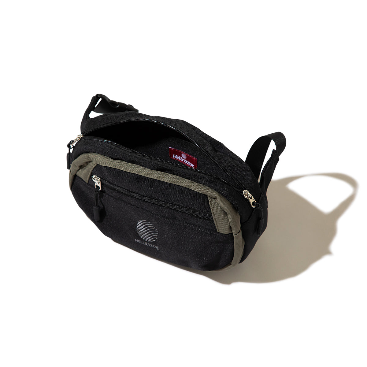 Hellrazor LOGO CORDURA  POUCH  ヘルレイザー ロゴ コーデュラ ポーチ 01126QS0801【メンズ ショルダーバッグ ポケット ナイロン素材 26SS】