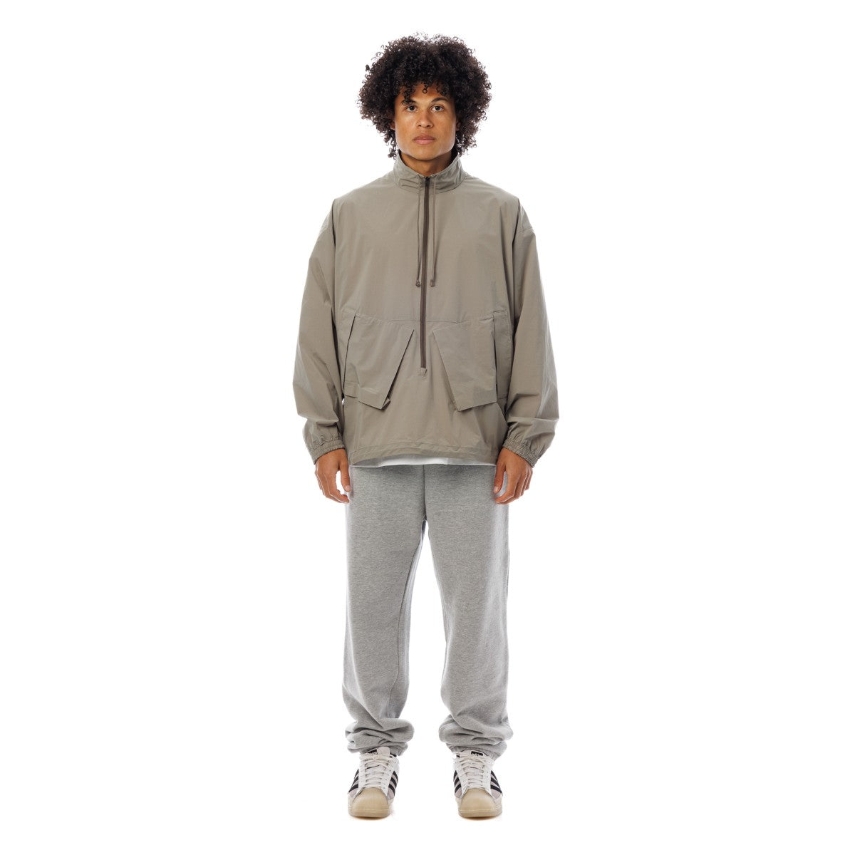 Sandinista 4Way Stretch Anorak Jacket サンディニスタ 4Way ストレッチ アノラック ジャケット 60426PS03-OW【メンズ 伸縮性 生地特徴 軽量アウター 撥水加工 26SS】