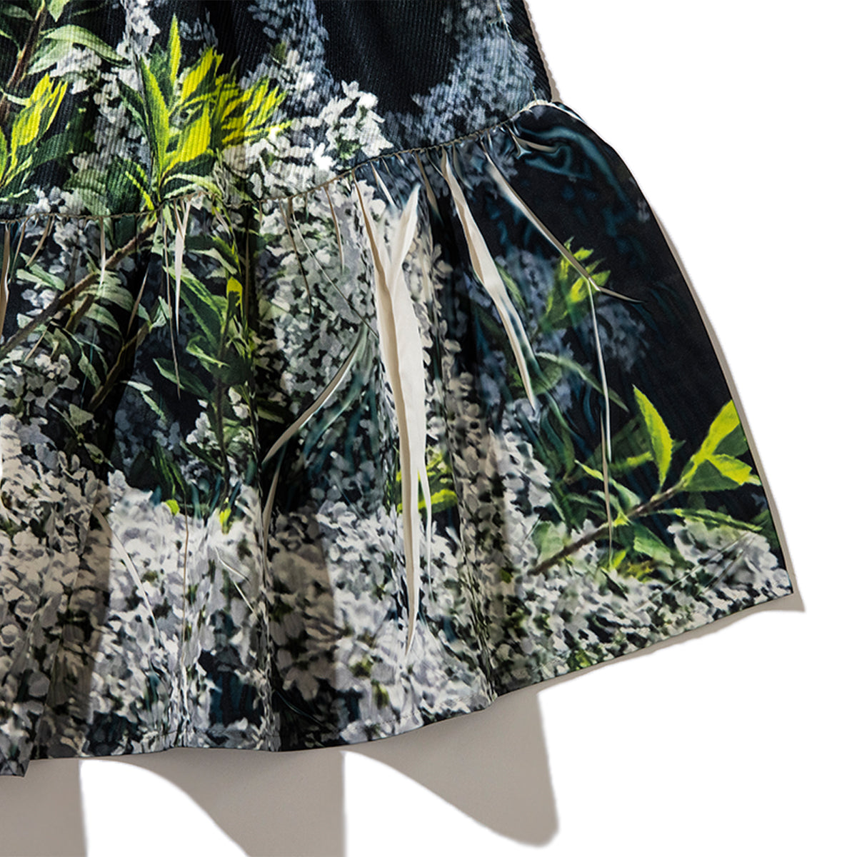 NON TOKYO DIRECT PRINT RIB GATHER MINI SKIRT ノントーキョー ダイレクト プリント リブ ギャザー ミニ スカート NON-26S-0206【レディース ギャザースカート フレアシルエット ポリエステル素材 26SS】