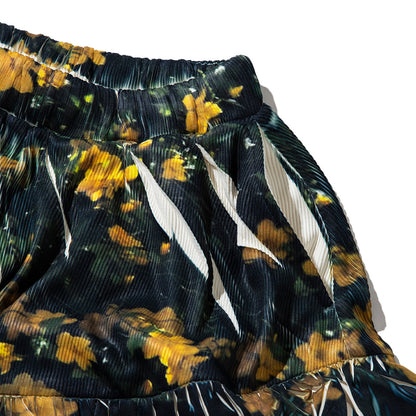 NON TOKYO DIRECT PRINT RIB GATHER LONG SKIRT ノントーキョー ダイレクト プリント リブ ギャザー ロング スカート NON-26S-0207【レディース ギャザースカート フリル ポリエステル素材 26SS】