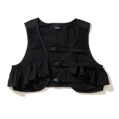 NON TOKYO UTILITY TRAINING VEST ノントーキョー ユーティリティ トレーニング ベスト NON-26S-0302【レディース ミニベスト ポケット フリル 26SS】