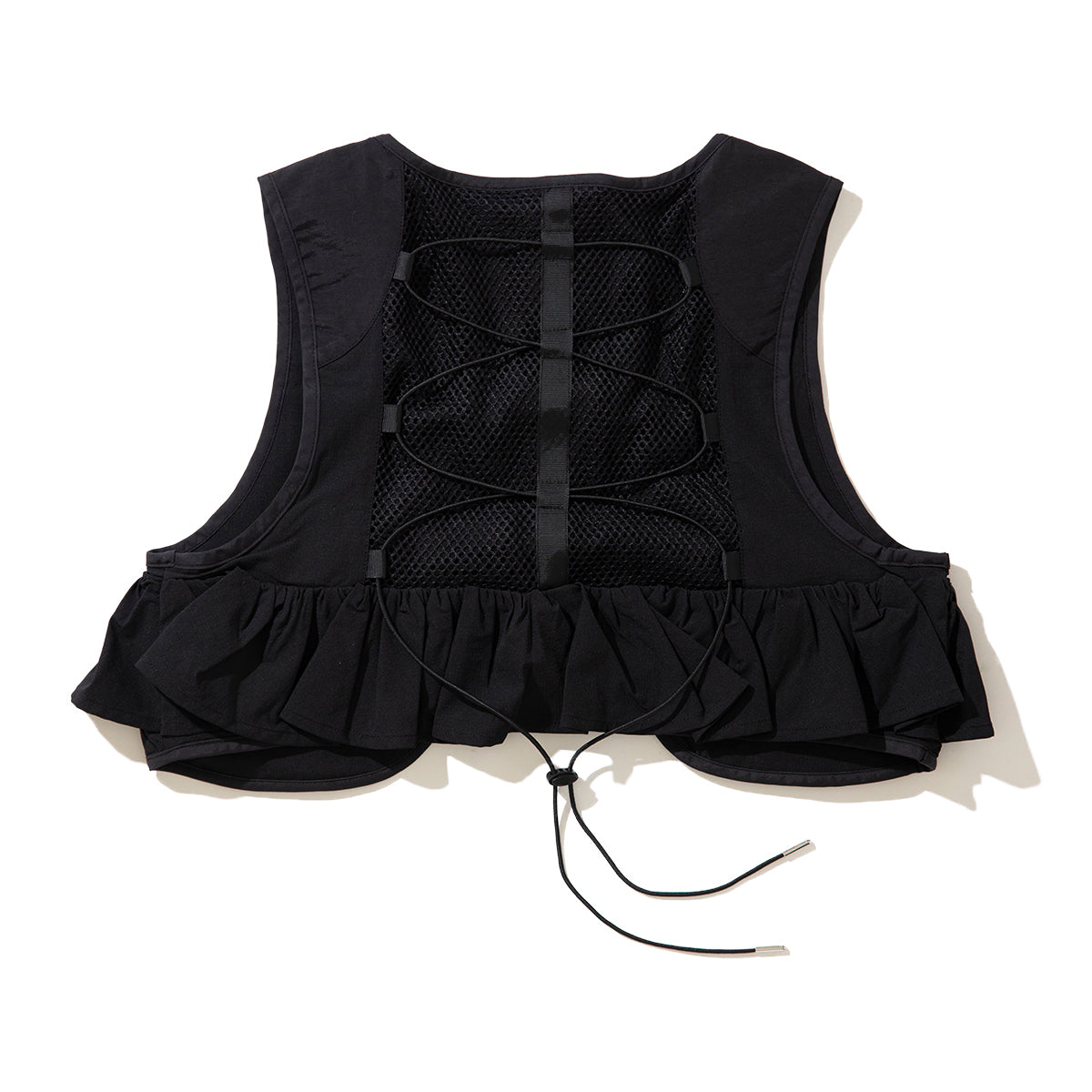 NON TOKYO UTILITY TRAINING VEST ノントーキョー ユーティリティ トレーニング ベスト NON-26S-0302【レディース ミニベスト ポケット フリル 26SS】