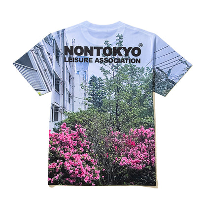 NON TOKYO DIRECT PRINT T-SHIRT ノントーキョー ダイレクト プリント ティーシャツ NON-26S-0326【レディース 半袖 プリントデザイン ポリエステル素材 26SS】