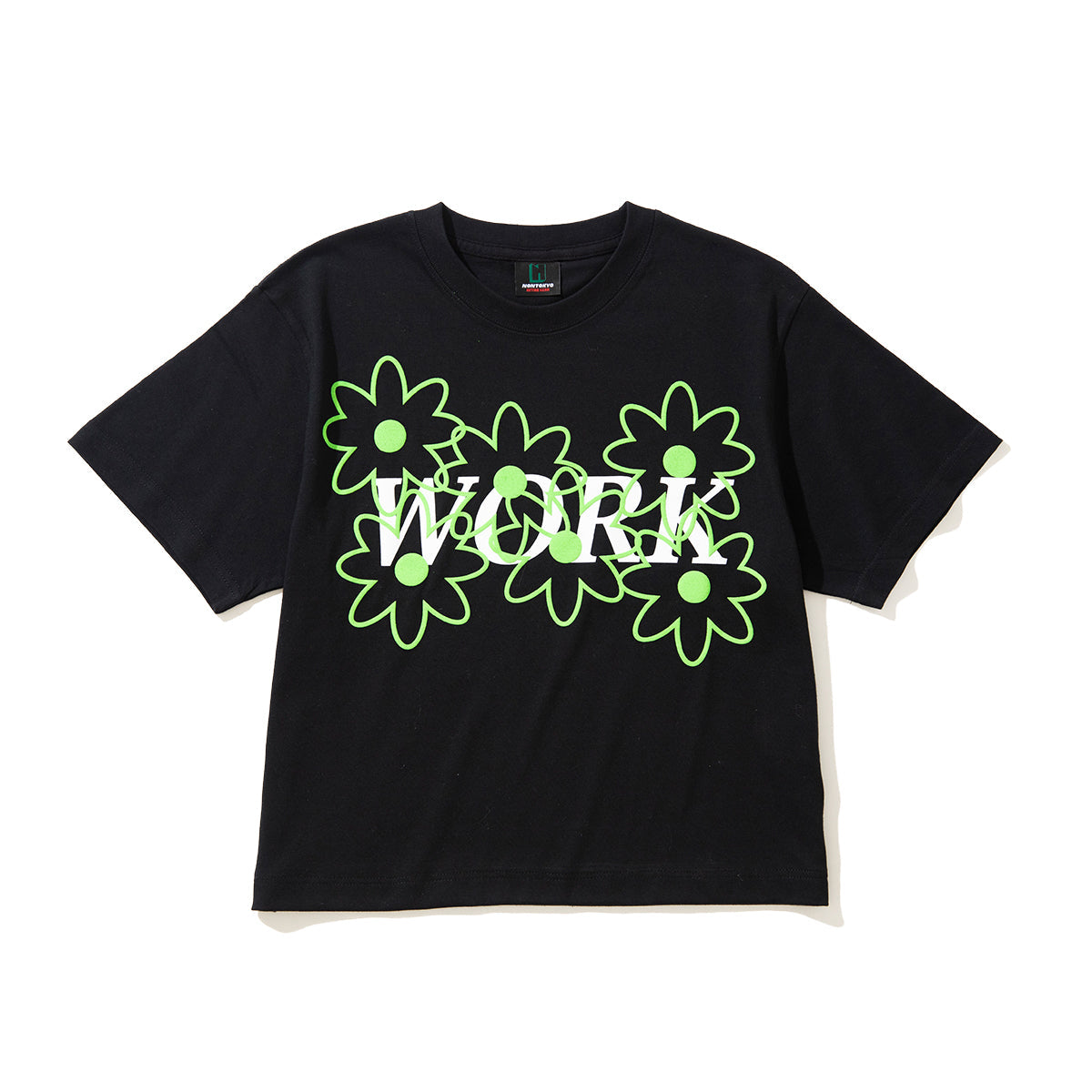 NON TOKYO WORK PRINT SHORT T-SHIRT ノントーキョー ワーク プリント ショート ティーシャツ NON-26S-0336【レディース 半袖 グラフィック コットン100% 26SS】