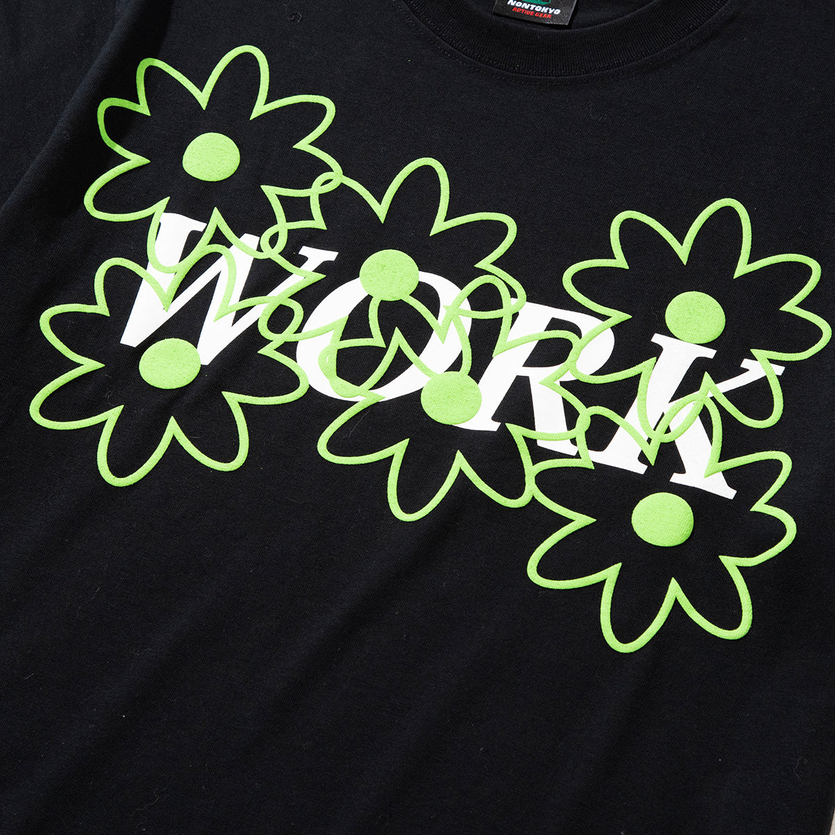 NON TOKYO WORK PRINT SHORT T-SHIRT ノントーキョー ワーク プリント ショート ティーシャツ NON-26S-0336【レディース 半袖 グラフィック コットン100% 26SS】