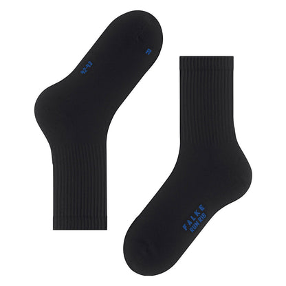 FALKE Run Rib Crew Unisex Socks ファルケ ラン リブ クルー ユニセックス ソックス 12574【レディース コットン素材 クッション性 26SS】